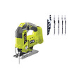 RYOBI - Pack RYOBI - Scie sauteuse pendulaire R18JS-0 - 18 V One+ - Sans batterie ni chargeur - Pack de 5 lames - RAK05JSBFC - 100mm - vignette