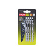 RYOBI - Pack RYOBI - Scie sauteuse pendulaire R18JS-0 - 18 V One+ - Sans batterie ni chargeur - Pack de 5 lames - RAK05JSBFC - 100mm - vignette