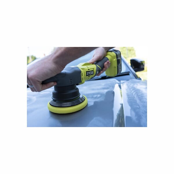 RYOBI - Pack RYOBI - Polisseuse R18P-0 - 18V - sans batterie ni chargeur - Disque de lustrage RAKPPP01 - 125mm - large