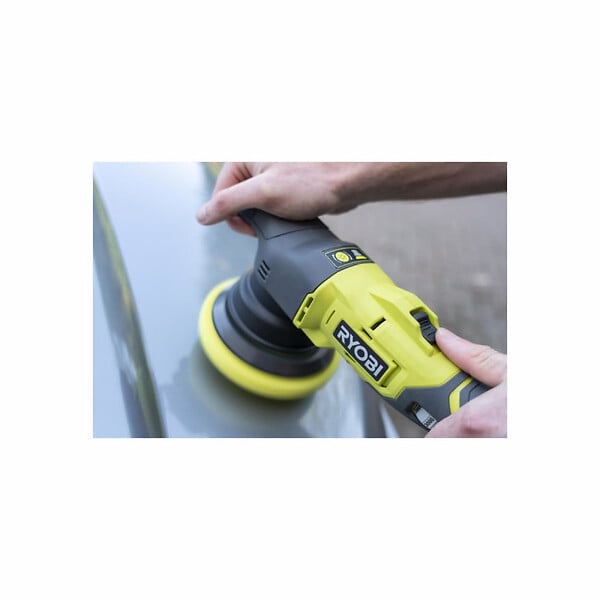 RYOBI - Pack RYOBI - Polisseuse R18P-0 - 18V - sans batterie ni chargeur - Disque de lustrage RAKPPP01 - 125mm - large