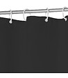 5 FIVE SIMPLY SMART - Rideau de Douche Nid d'Abeille Noir Charbon 180 x 200 cm anneaux inclus - vignette
