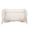 ATMOSPHERA - Coussin déhoussable Macramé en Coton 30 x 50 cm - vignette
