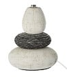 ATMOSPHERA - Lampe à poser en céramique trois galets H 33 cm - vignette