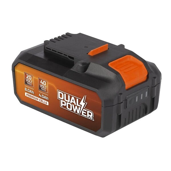 POWERPLUS - Powerplus Dual Power Batterie POWDP9040, 40V, Capacité de 4000mAh ou 8000 mAh, Technologie de la batterie Li-on, Outils  40 V & 20 V - large