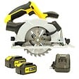 VITO - Scie circulaire sans fil 20V Diam 150 mm + 2 Batteries lithium 4.0 Ah + Chargeur rapide VITO - vignette