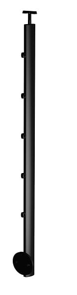 BURGER - Poteau prestio black fixation laterale 30 x 55 x 1150 mm - large