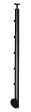 BURGER - Poteau prestio anthracite fixation latérale 30 x 55 x 15 mm - vignette
