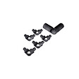 BURGER - Kit angle anthracite pour main courante et tubes - vignette
