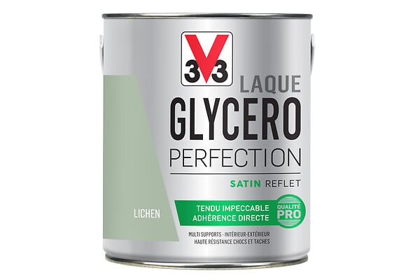 V33 PEINTURE - Peinture laque Glycero perfection - Lichen - Satin - 2L - large