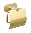 WENKO - Porte-rouleau toilette Orea Gold Or mat - Fixation Turbo-Loc - vignette