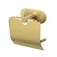 WENKO - Porte-rouleau toilette Orea Gold Or mat - Fixation Turbo-Loc - vignette