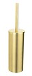 WENKO - Brosse WC fermée - Acier inoxydable - Orea Gold - Or mat - vignette