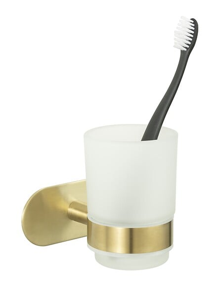 WENKO - Turbo-Loc Porte gobelet Orea Gold Mat - large