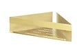 WENKO - Turbo-Loc Etagère d'angle Genova Gold Mat - vignette