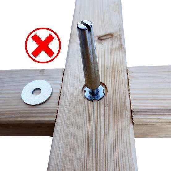 NAUDET - Support pour sapin de Noël bois Croisifix 39cm - large