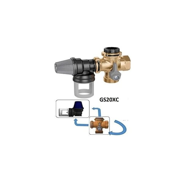 CALEFFI - Groupe de sécurité Multi-positions X-Cross Caleffi Thermador- 3/4 NF - large