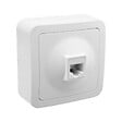 MC KENZIE - Prise RJ45 saillie catégorie 6 Easy - Blanc - vignette