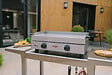 KRAMPOUZ - Plancha gaz double en inox Saveur - 3400W - vignette