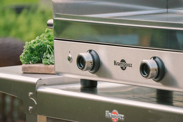 KRAMPOUZ - Plancha gaz Design en inox - large