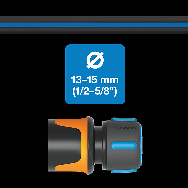 FISKARS - Raccord Connecteur tuyau FiberComp 13-15mm Flow - large