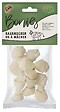 BUBIMEX - Os noué pour chien - Peau de buffle pressée - Blanc - Lot de 6 - vignette