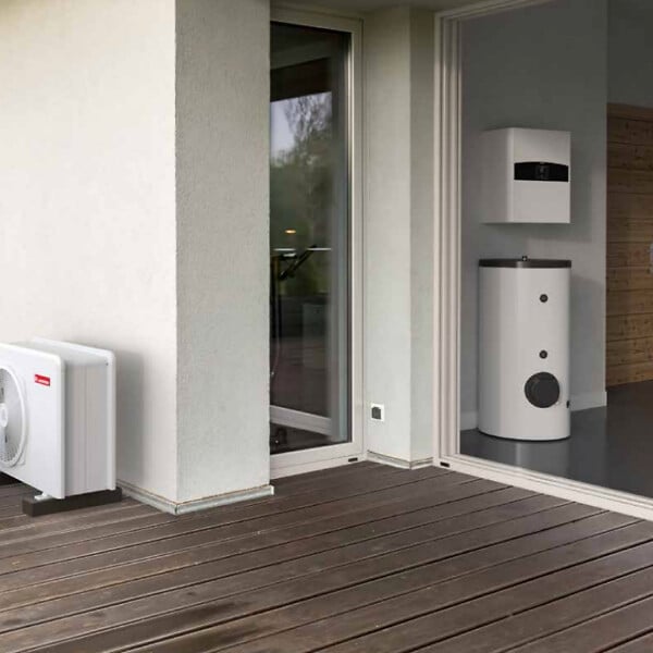ARISTON - Pompe à chaleur Connecté Air / Eau monobloc Nimbus Plus M avec appoint électrique Ariston 15 kW Triphasé - large