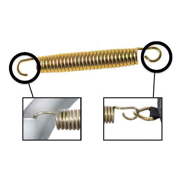 KANGUI - KANGUI Lot de 10 ressorts Gold 175mm pour trampoline de jardin - large