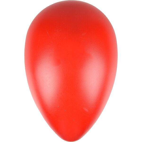 ANIMALLPARADISE - Oeuf rouge en plastique dure, L ø 16,5 cm x 25 cm de hauteur Jouet pour chien - large