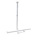 COTE STORE - Poteaux télescopiques pour store banne hauteur 170 à 260 cm - Blanc - vignette