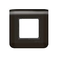 LEGRAND - Mosaic support à vis + plaque 2 modules noir mat - vignette