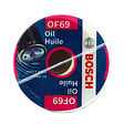 BOSCH - Filtre à huile - Cartouche filtrante - 64x153mm - vignette