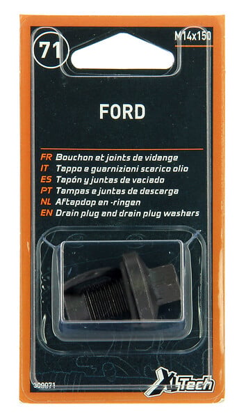 XLTECH - XLTECH 1 bouchon de vidange + 2 joints Ford M14 - large