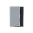 DIVERS - Porte-papiers PVC COLOR POP gris 2 compartiments - vignette