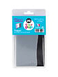 DIVERS - Porte-papiers PVC COLOR POP gris 2 compartiments - vignette