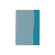 DIVERS - Porte-papiers PVC COLOR POP bleu 2 compartiments - vignette