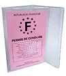 DIVERS - Étui permis de conduire - PVC cristal - COLOR POP - 3 volets - vignette