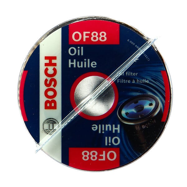 BOSCH - Filtre à huile cartouche - OF88 - joint d'étanchéité inclus - large