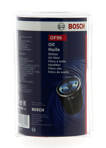 BOSCH - Filtre à huile - Cartouche filtrante - OF96 - 113mm - large