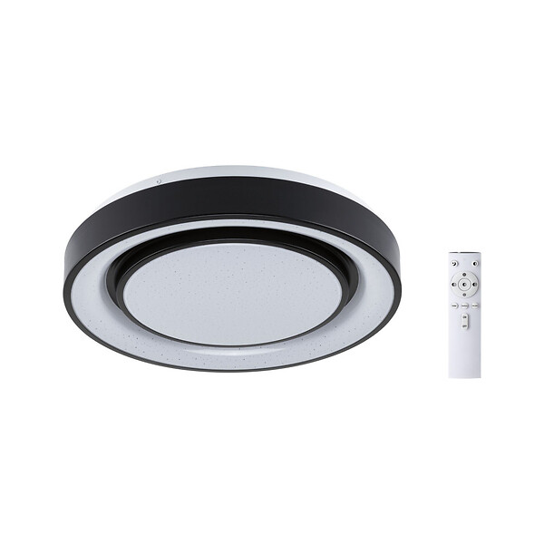 PAULMANN - Panneau LED Rainbow Dynamic TunableWhite 22W Noir Diam.375mm - large