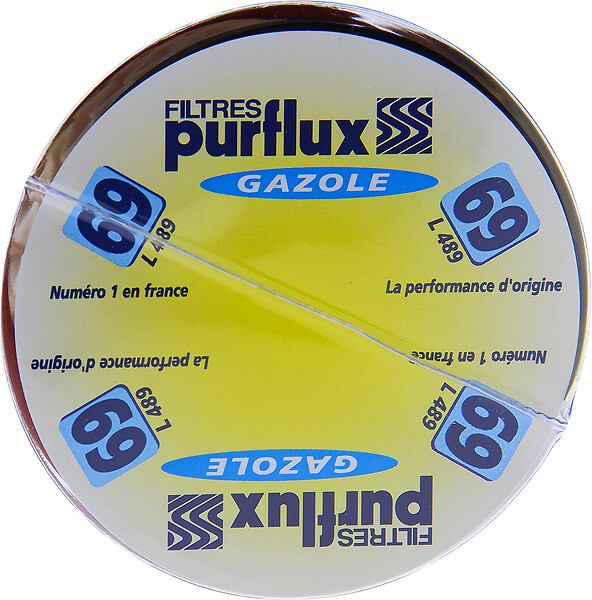 PURFLUX - Filtre à gazole - C489Y - 75mm - large