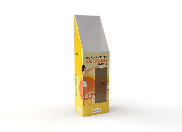 CORYL - Film adhésif anti-solaire 6065 - Transparent - 75x200cm - large