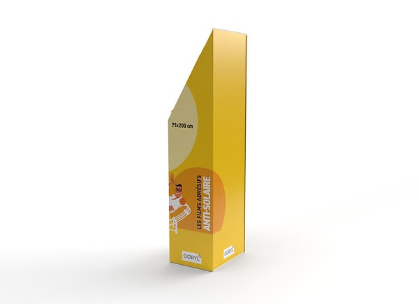 CORYL - Film adhésif anti-solaire 6065 - Transparent - 75x200cm - large