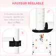 PAWHUT - Agility sport pour chiens set de 4 obstacles professionnels avec système de maintien au sol sac transport fourni blanc noir - vignette