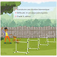 PAWHUT - Agility sport pour chiens set de 4 obstacles professionnels avec système de maintien au sol sac transport fourni blanc noir - vignette