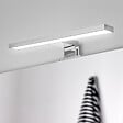 EMUCA - Spot LED pour miroir de salle de bain Virgo (AC 230V 50Hz), 6 W, Chromé, Plastique - vignette