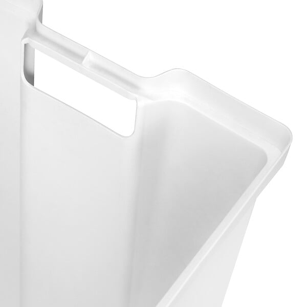 EMUCA - Panier à linge avec système de porte basculante, pour module 450 mm Laundry, plastique et acier, blanc - large