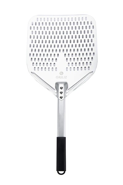 GIULIZ - Pelle à pizza perforée - Giuliz - Diamêtre : 30 cm - large