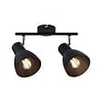 PAULMANN - Spot plafond métal Davy Noir 2x20W E27 - vignette