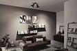PAULMANN - Spot plafond métal Davy Noir 2x20W E27 - vignette