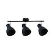 PAULMANN - Spots plafond métal Davy Noir E27 3x20W - vignette